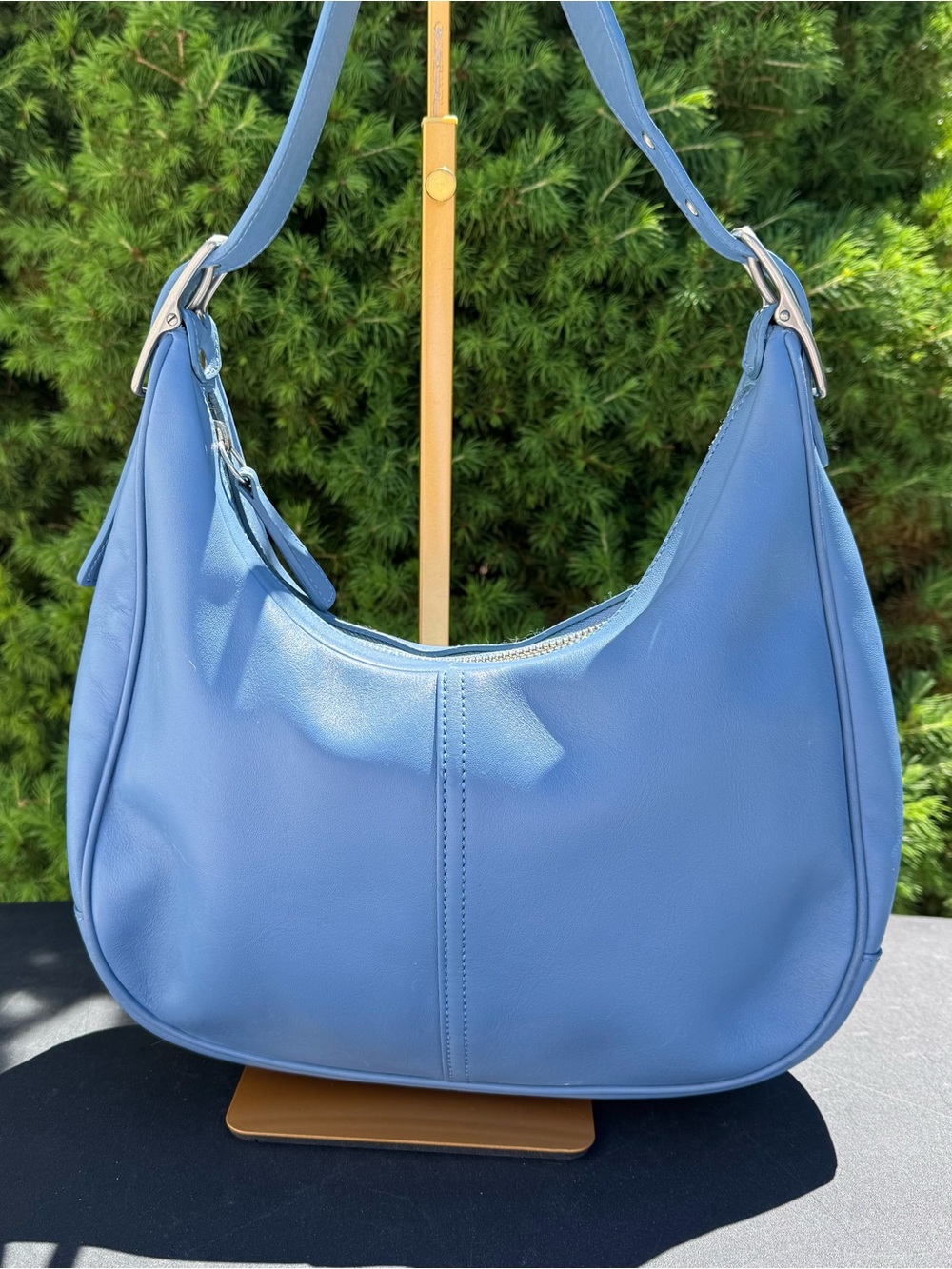 Coach Vintage Ergo Shoulder Bag in Azure Blue with Dust Bag